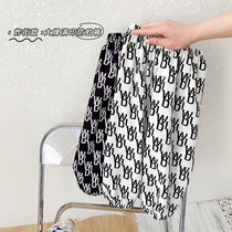 Childrens letter full printed summer anti mosquito trousers 2021 new small children light and breathable foreign style Joker pants tide