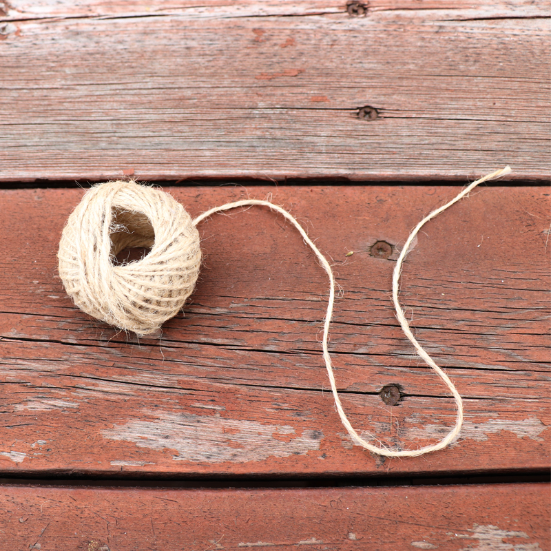 North and South Studio -- the hemp rope natural jute primary color 2 strands