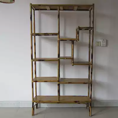 Bamboo display rack Storage rack Display rack Bookshelf Bogu rack Multi-treasure rack CD rack rack Agricultural products rack