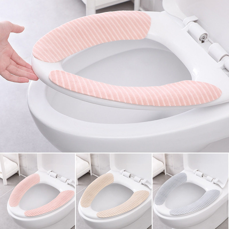 3 For home toilet toilet stamped toilet ring household stripes thickened paste toilet toilet toilet toilet toilet toilet cushion washers