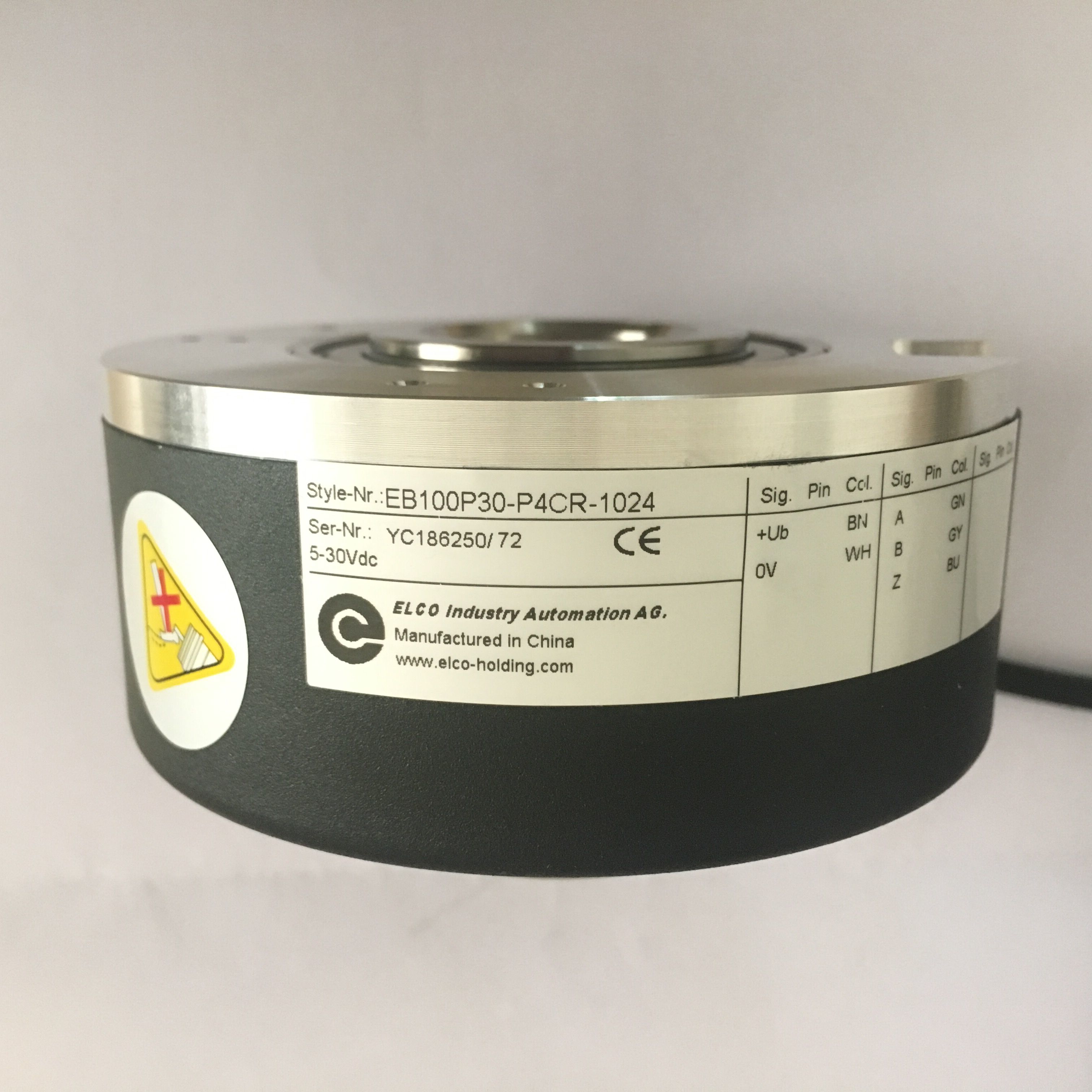 EB100P30-P4CR-1024 motor main engine elevator encoder hollow shaft 30 axis Yike encoder 45