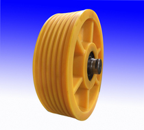 Hitachi Ostonli elevator nylon wheel guide wheel elevator wheel sedan top wheel counterweight wheel return rope wheel
