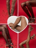Calzedonia, новые женские модные сексуальные колготки, золотые шелковые флуоресцентные уличные красивые носки для стрельбы, MODC1908