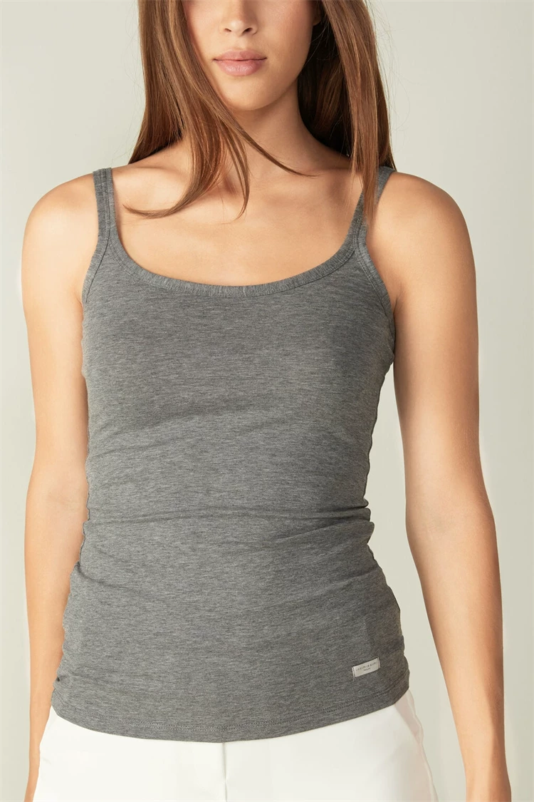 Intimissimi Ms. Cotton Cotton Stranging Jacket Pure Color Base Various Comfortable LTD65A