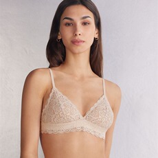 Бюстгальтер intimissimi经典女士性感内衣超薄无钢圈emma蕾丝三角文胸rsd96e