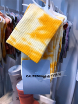 (spot)Calzedonia new womens graffiti color cotton comfortable socks fashion street shot
