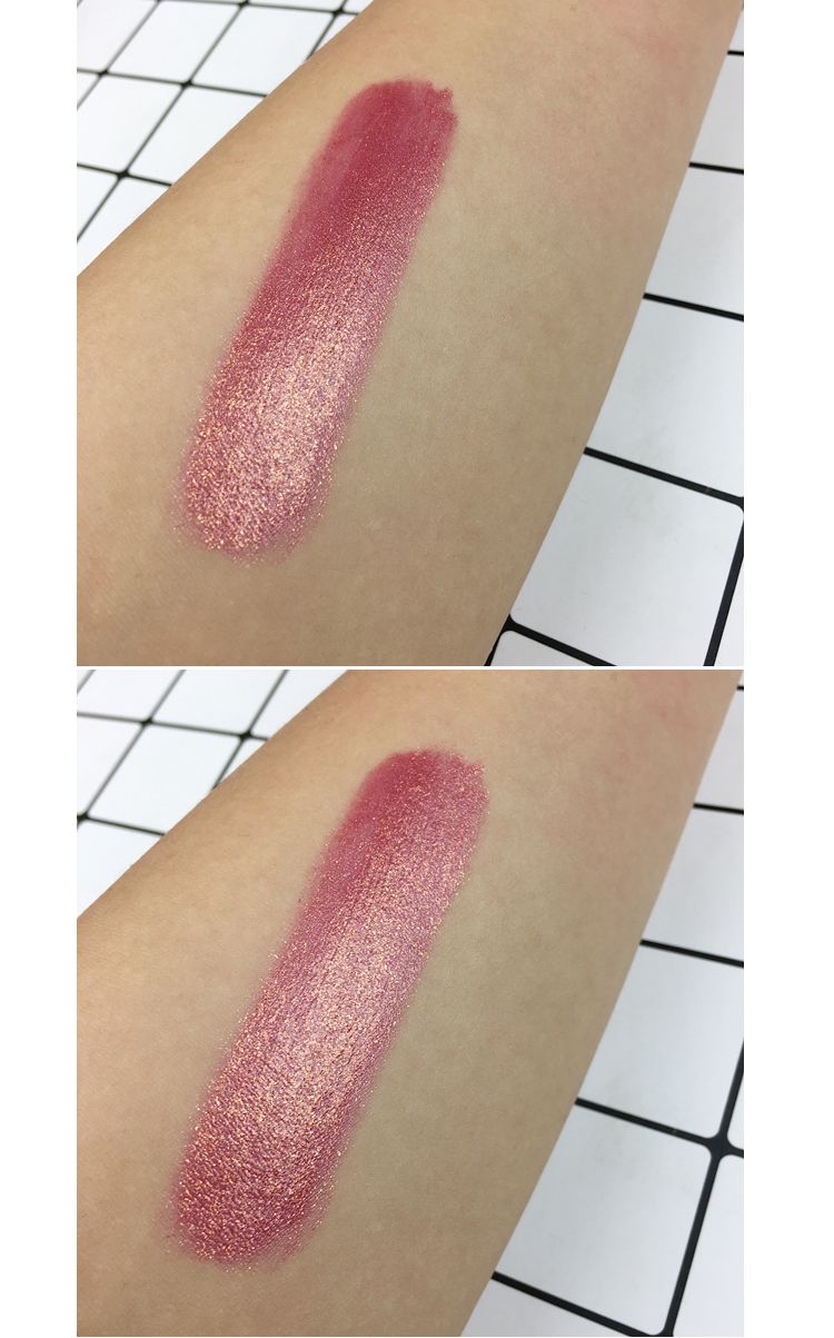 Son môi nàng tiên cá Polarized Gold Pink Pearlescent Powder Moisturising Gel Gold Lip Gloss Nâng cấp black rouge a12