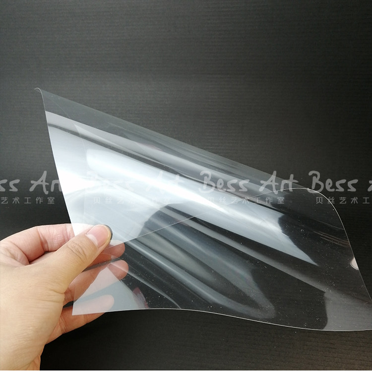 Transparent Adhesive Tape Sheet Paper Drawing Fine Art a4 High Transparent Pvc Plastic Plate Sheet Binding Cover Creative Fine Art Material