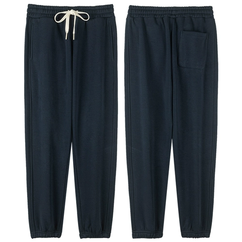 Японские зимние бархатные качественные однотонные штаны, свободный крой