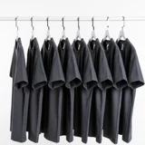 Хлопковая летняя однотонная цветная футболка с коротким рукавом для отдыха