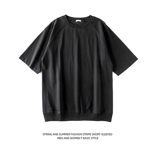 Хлопковая базовая летняя цветная футболка, короткий рукав, оверсайз