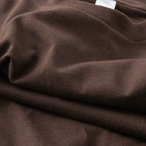 Хлопковая летняя шоколадная футболка с коротким рукавом, базовая рубашка, свободный крой