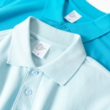 Летняя свежая хлопковая цветная футболка polo для влюбленных, короткий рукав