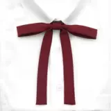 [【买二送一】纯色小长柄 免打领绳JK制服 可调节配饰学院领结领花]