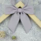 Фиолетовая серая короткая ручка