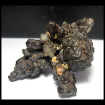 Mineral ore standard FE6930E9 ocher*limonite*hematite crystal cluster (5 1cm34g)