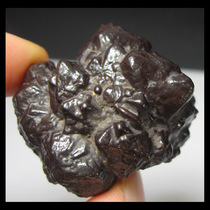 Mineral ore mineral standard FE3920KB*ochre*limonite*hematite crystal cluster (3 2cm52g)