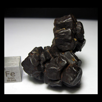 Mineral ore standard FE2912JF ocher*limonite*hematite crystal cluster (3 5cm29g)