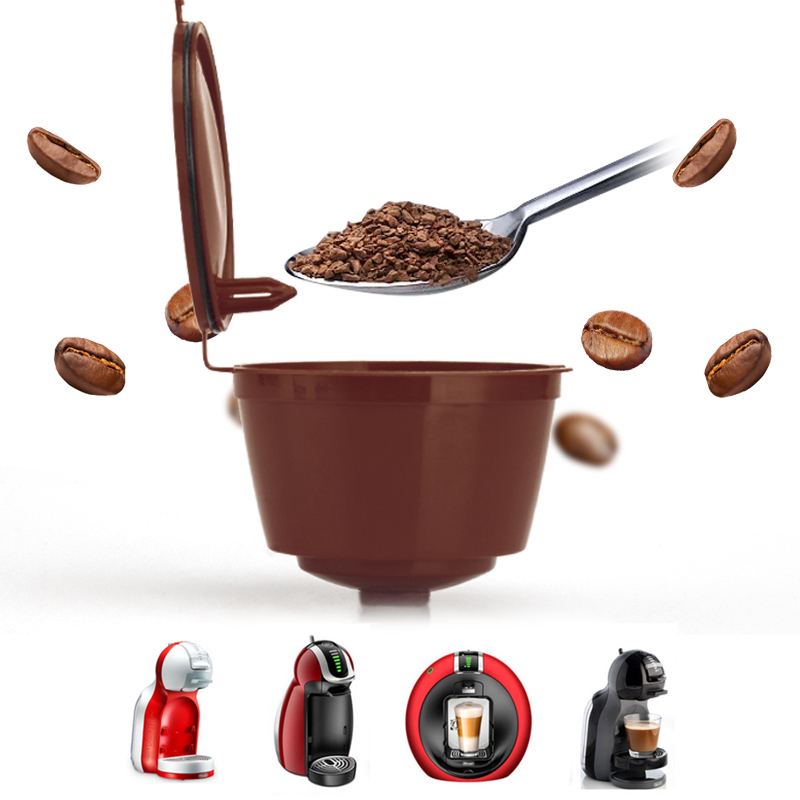Ly cà phê viên nang Dolce Gusto vui nhộn hơn cốc lọc viên nang đầy vỏ lọc 10 bộ - Cà phê ly uống cafe độc đáo