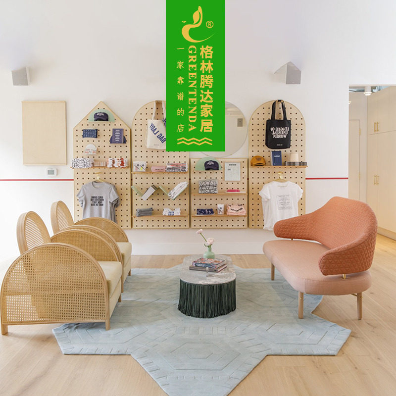 Green Tendda Beck Rattan Sofa Ins Rattan Chair Sofa Folkhouse Hotel Designer Vines Innate Living-room