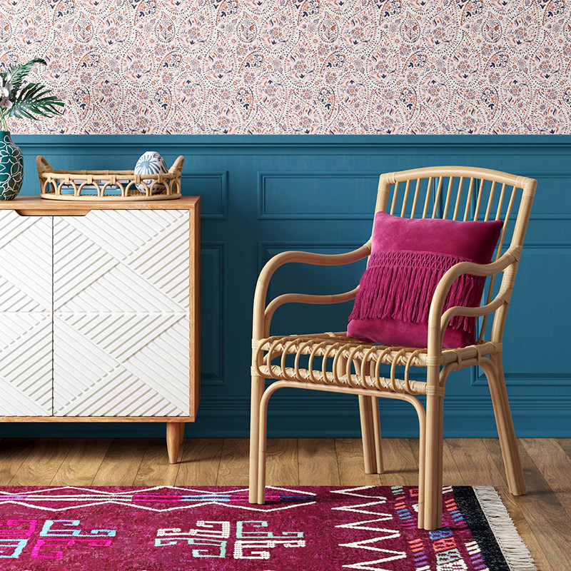 GREEN TENDA VIDA RATTAN CHAIR INS NET RED HOTEL FOLK GUEST HOUSE Small Vine Chair Sofa Vine Dining Chair