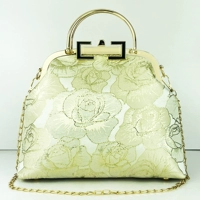 Простая золотая розовая золотая сундук с большим 3050