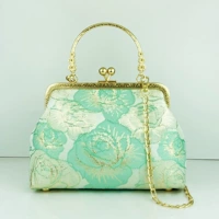 Простой золотой шелк розовый свет зеленый тримпет 3006