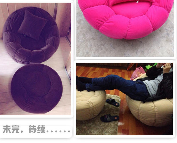Hộ gia đình beanbag ghế ghế đơn giản căn hộ nhỏ tiệm ban vẻ đẹp hiện đại cá nhân sofa bí ngô nhỏ - Ghế sô pha sofa phòng ngủ
