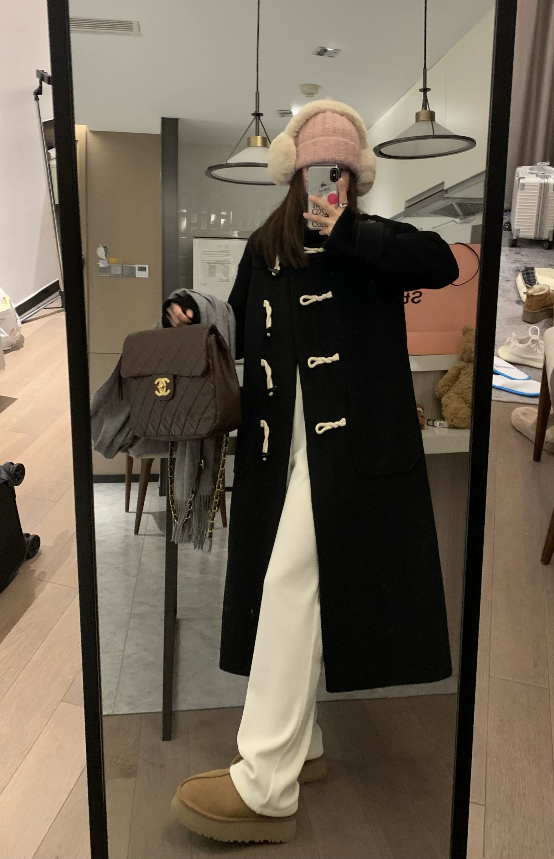 Brown woolen coat, jacket