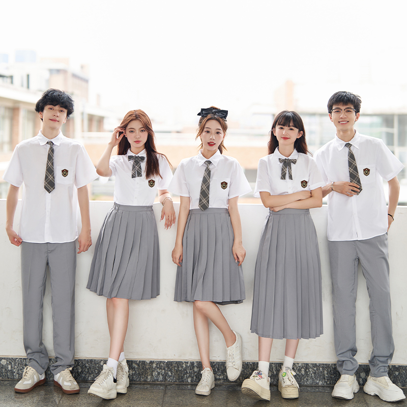 High School Student Chorus Poetry Recitation Performance Costumes, Junior High School and Elementary School Graduation Class Uniforms, Sports Meet College-Style School Uniforms