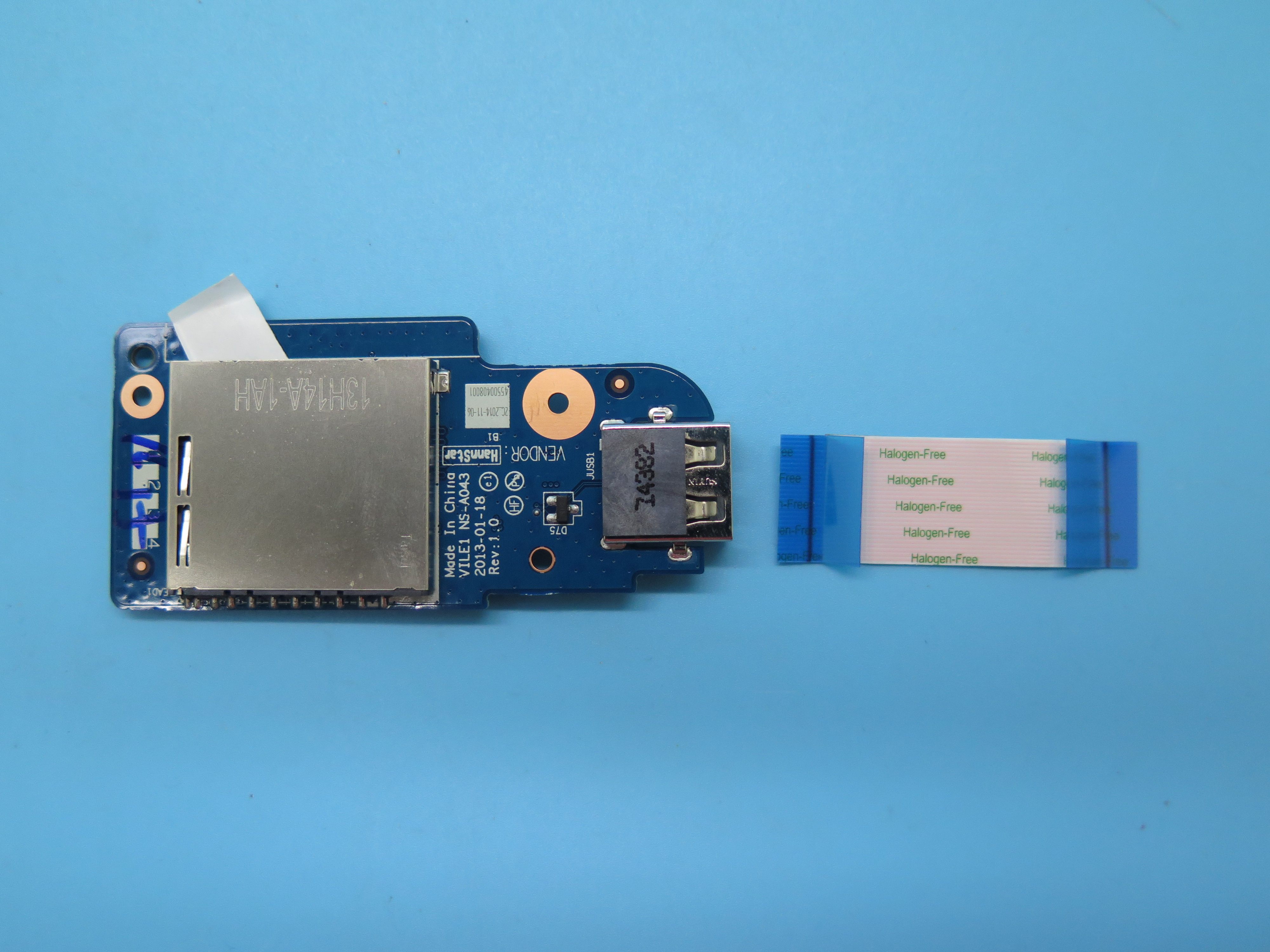 RTDPART is suitable for Lenovo THINKPAD E431 card reader USB interface small board with cable 04X1076