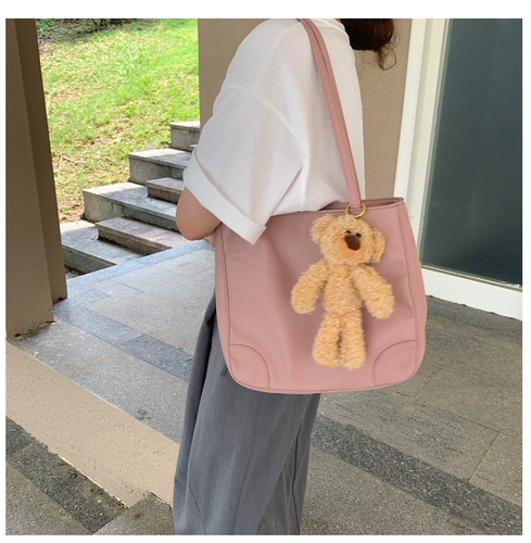 Водонепроницаемая нейлоновая сумка на одно плечо для отдыха, подходит для студента, ткань оксфорд