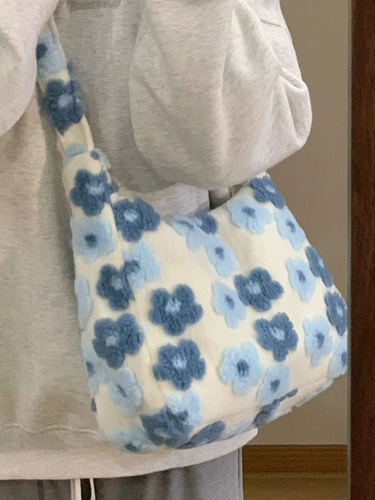 Вместительная и большая универсальная зимняя сумка на одно плечо