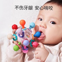 Manhattan Hands Catch Ball Atomy Ball Baby Silicone Tooth Gel Grindroa Baby Toy 0-1-3-6-month-old