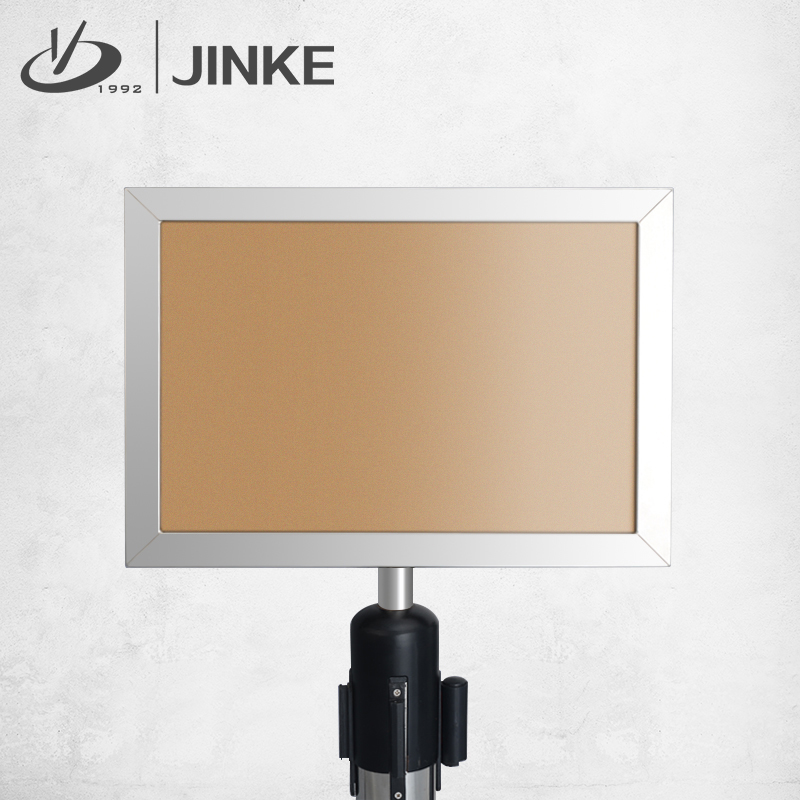 Jinke one-meter line bar stainless steel plug-in card queuing pointing to the indicator billboard Shopping mall hotel welcome water card