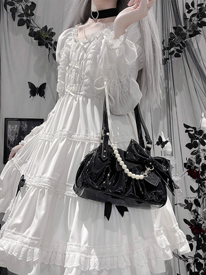 taobao agent Irimitative Xiaomei Original [Escape Moon] LOLITA bag girl elegant and hot girl, Fengtong, handled under the armpits