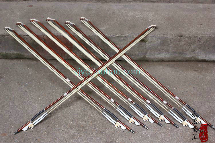 Professional Refined White Horsetail Adjustable Four Hu Bow 84CM Four Huqin Bow National Musical Instrument White Tail Four Huws