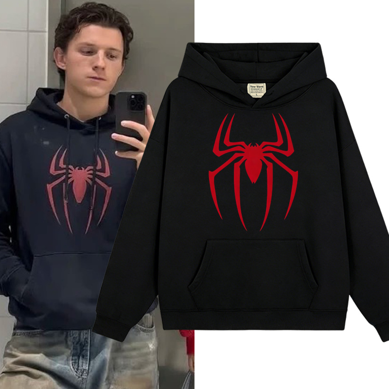 Spider-Man: a New Day Holland Brother Style Merchandise Hoodie for Men 2026 Holland Supporter Clothing Children's Autumn Spider-Man: a New Day Holland Brother Style Merchandise Hoodie for Men 2026 Holland Supporter Clothing Children's Autumn