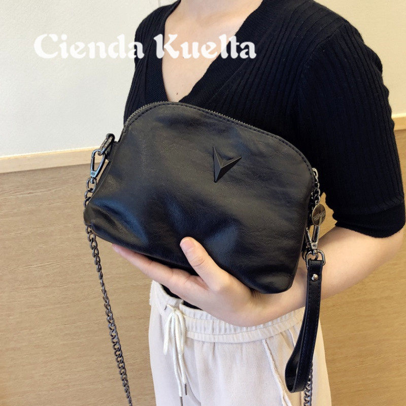 Singapore Cienda Kuelta bag women's 2021 new trendy fashion leather messenger bag high-end summer