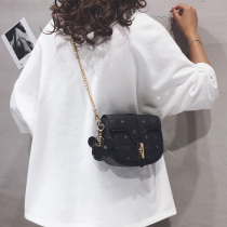 Flagship Store Official Light Luxury Brands Womens Bags Fashion Tide Single Shoulder Sloped Satchel 100 Hitch Bag Black Genuine Leather Bag