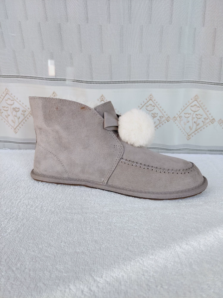 Демисезонные уги, trendy тёплые низкие ботинки