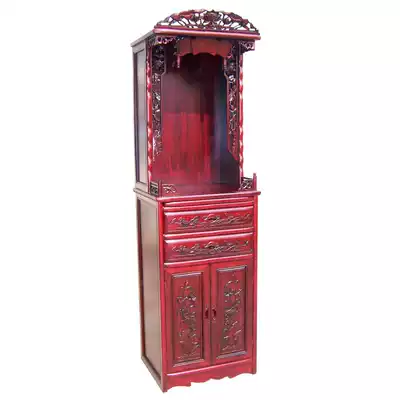 Shrines household 24-inch inventory offers shrine shen lou shen ju gong tai buddha stand gong ju Wood wealth guan yin fo cabinet