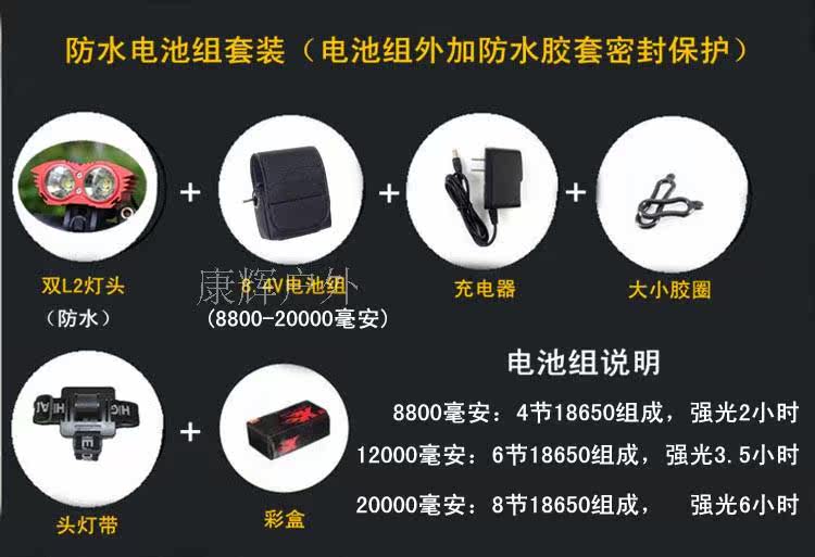 Eclairage pour vélo - phare - Ref 2401619 Image 15