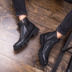 Giày cao cổ nam Martin Anh đế dày dày nam hoang dã Giày cao cổ phiên bản Hàn Quốc giày boots nam Giày ống