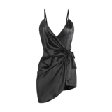 Сексуальная пижама, ремень, шелковое летнее нижнее белье, французский стиль, эффект подтяжки