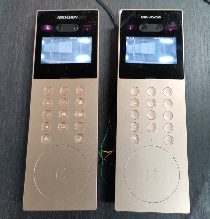 Haikang face visual intercom door phone unit building video doorbell call outboard DS-KDJ801