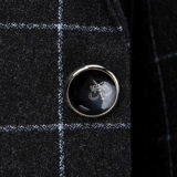 Костюм, модный комплект в английском стиле, мужской пиджак классического кроя, свадебное платье, 3 предмета, облегающий крой