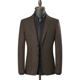 Демисезонная куртка, трендовый пиджак классического кроя для отдыха, облегающий крой, в корейском стиле