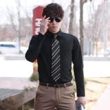 Цветная рубашка для отдыха, пиджак классического кроя, в корейском стиле, облегающий крой