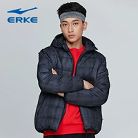 Áo khoác thể thao nam Hongxing Erke mùa thu đông 2018 thời trang mới áo khoác giản dị áo gió ấm áp quần áo nam - Quần áo độn bông thể thao áo phao dài